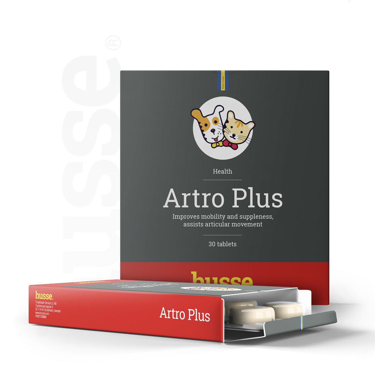 Artro Plus, 30 tablet | Přírodní doplněk stravy v tabletách s glukosaminem a chondroitinem pro psy a kočky