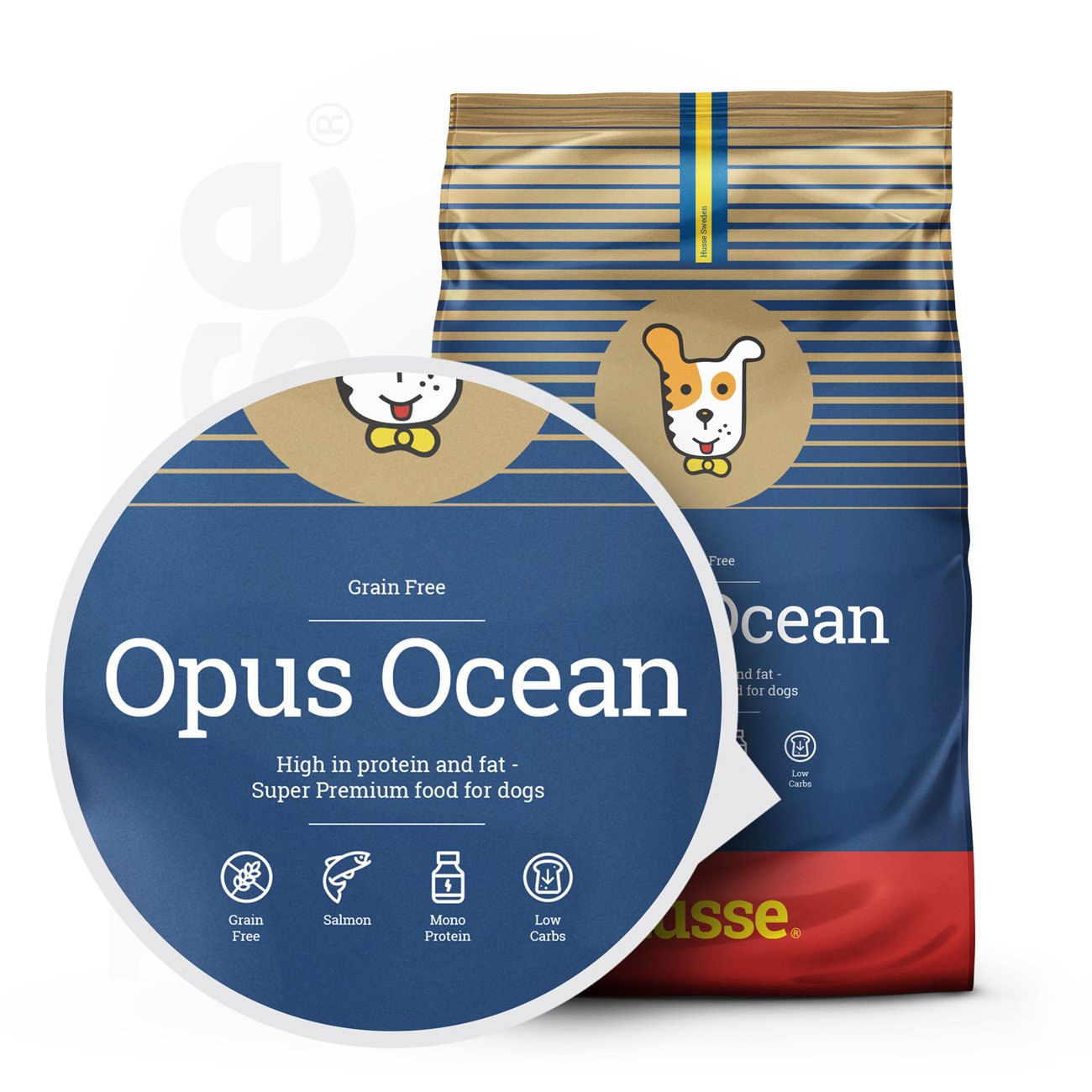 Opus Ocean, 2 kg | Bezlepkové hypoalergenní granulované krmivo s vysokým obsahem tuků a bílkovin