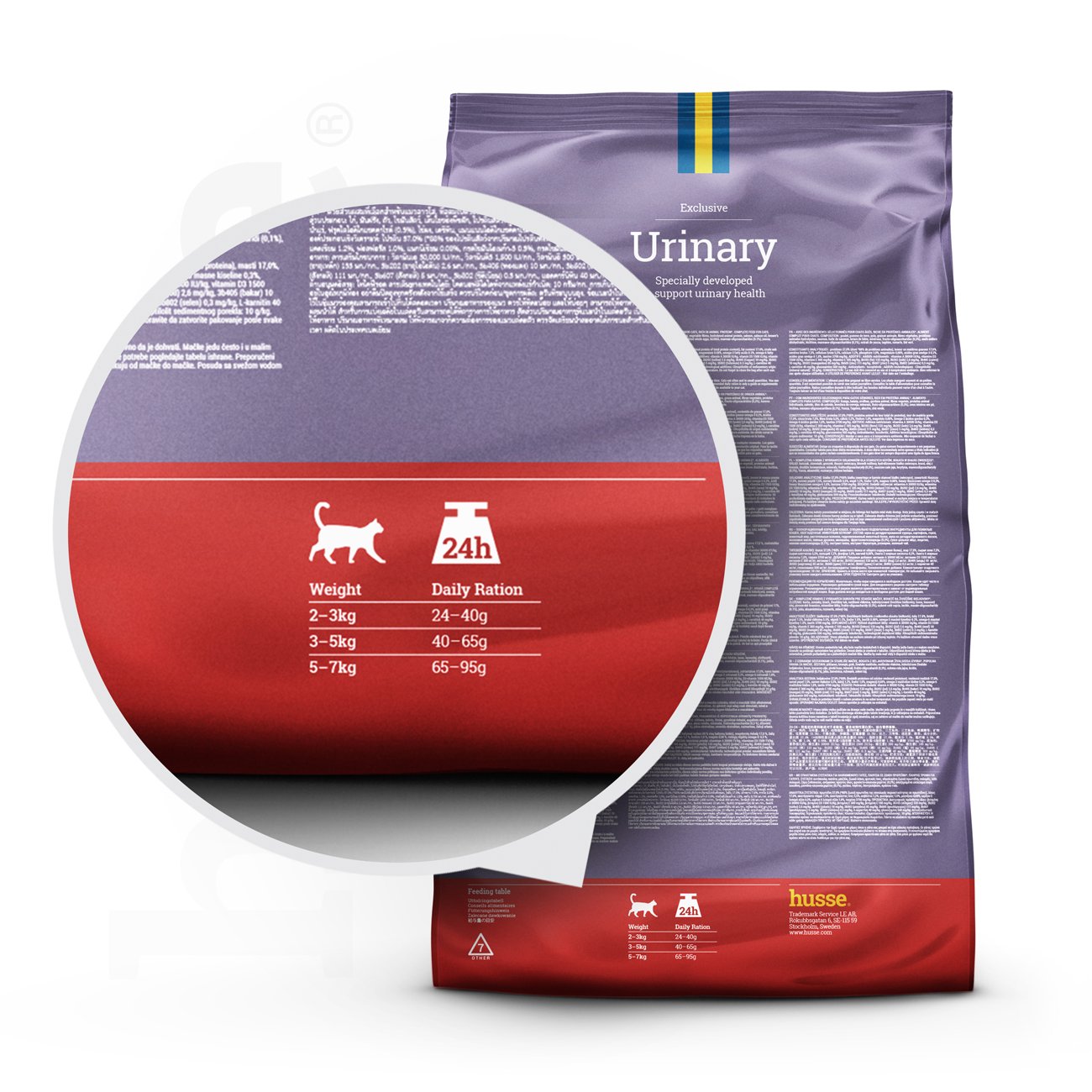 Exclusive Urinary, 2 kg | Granulované krmivo pro dospělé kočky s urinálními problémy
