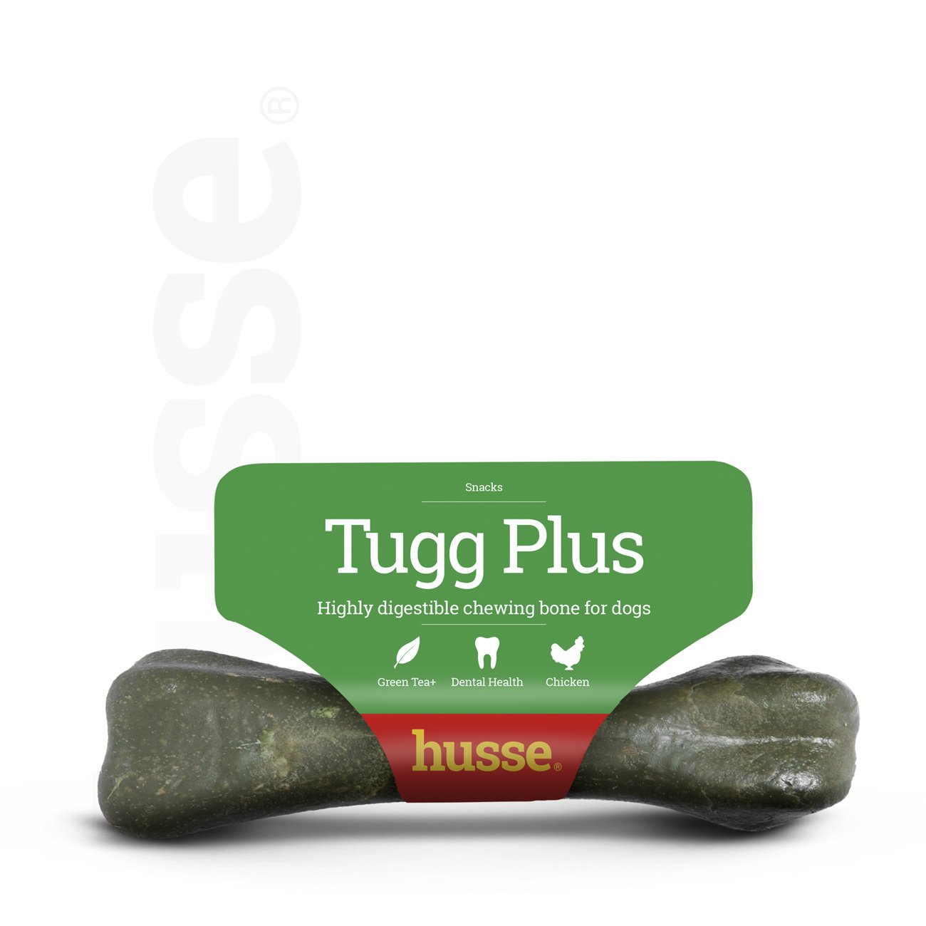 Tugg Plus S, 10 ks | Dentální pamlsek pro psy se zeleným čajem.