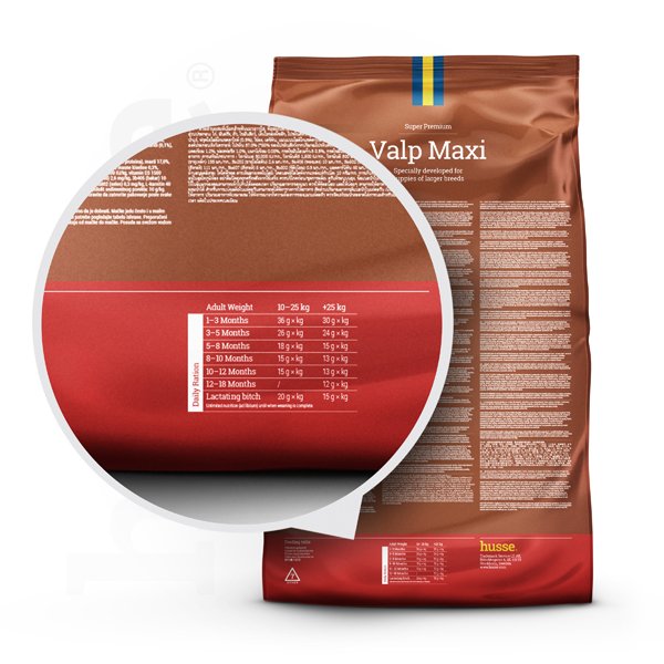 Valp Maxi, 12 kg | Granulované krmivo pro štěňata velkých plemen