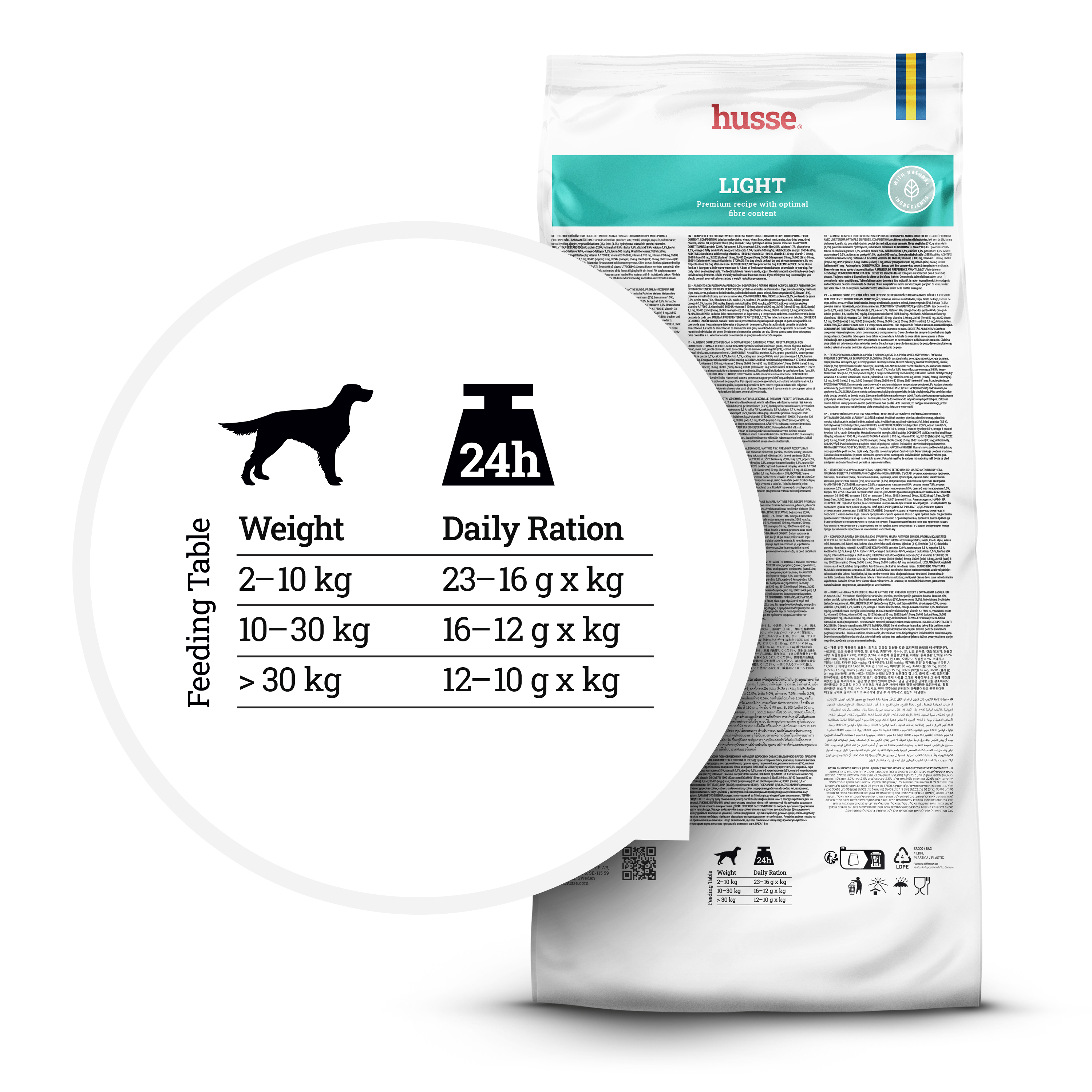 Light, 15 kg | Kompletní krmivo pro psy s nižším obsahem tuku a pro regulaci hmotnosti