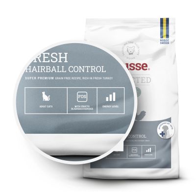 Fresh Hairball Control, 7 kg | Kompletní bezlepkové krmivo s čerstvým krůtím masem