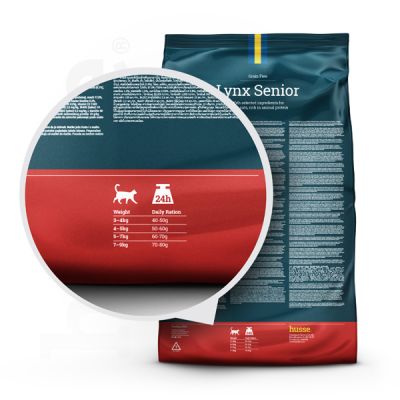 Lynx Senior, 7 kg | Granulované krmivo pro starší kočky