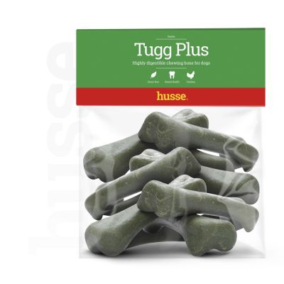 Tugg Plus S, 10 ks | Dentální pamlsek pro psy se zeleným čajem.