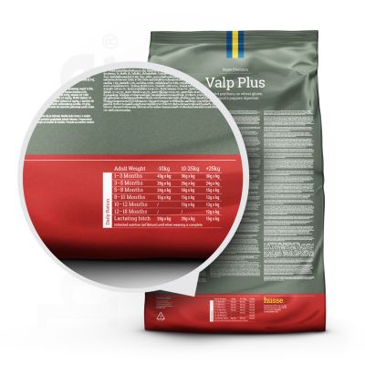Valp Plus, 2 kg |  Granulované bezlepkové krmivo pro štěňata