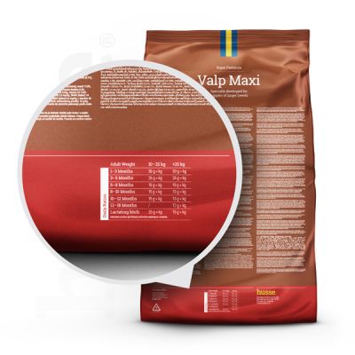 Valp Maxi, 12 kg | Granulované krmivo pro štěňata velkých plemen